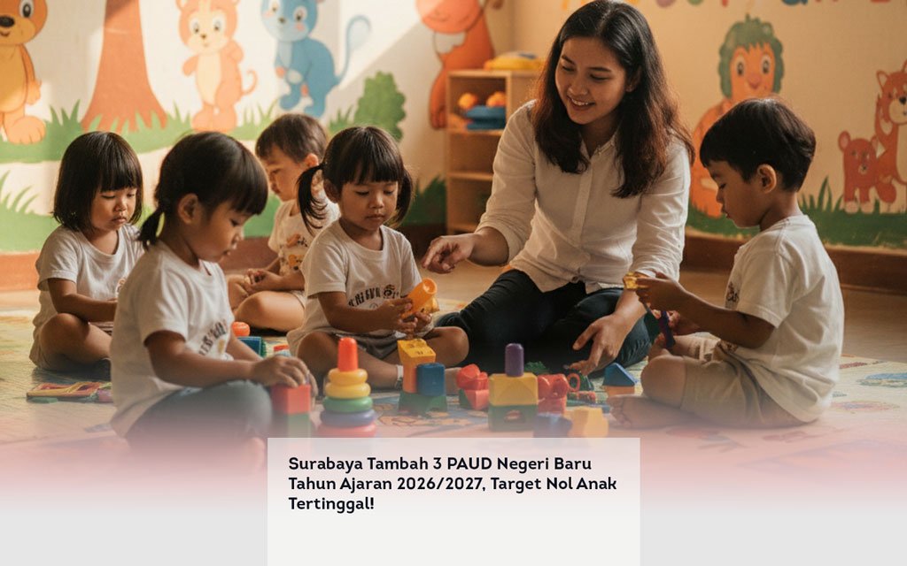 Surabaya Tambah 3 PAUD Negeri Baru Tahun Ajaran 2026 2027, Target Nol Anak Tertinggal! locusonline featured image Apr 2026