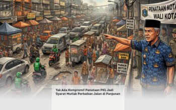 Tak Ada Kompromi! Penataan PKL Jadi Syarat Mutlak Perbaikan Jalan di Panjunan locusonline featured image Apr 2026
