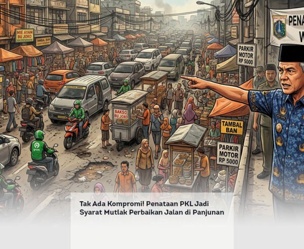 Tak Ada Kompromi! Penataan PKL Jadi Syarat Mutlak Perbaikan Jalan di Panjunan locusonline featured image Apr 2026