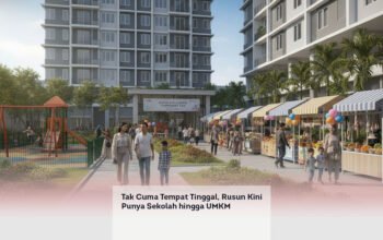 Tak Cuma Tempat Tinggal, Rusun Kini Punya Sekolah hingga UMKM