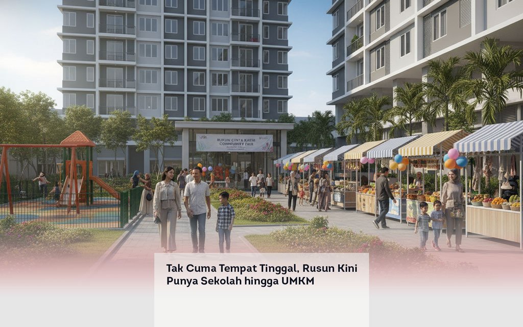 Tak Cuma Tempat Tinggal, Rusun Kini Punya Sekolah hingga UMKM locusonline featured image Apr 2026