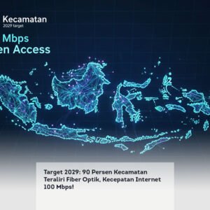 Target 2029: 90 Persen Kecamatan Teraliri Fiber Optik, Kecepatan Internet 100 Mbps!