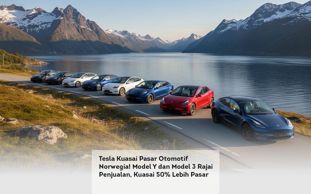 Tesla Kuasai Pasar Otomotif Norwegia! Model Y dan Model 3 Rajai Penjualan, Kuasai 50% Lebih Pasar locusonline featured image Apr 2026