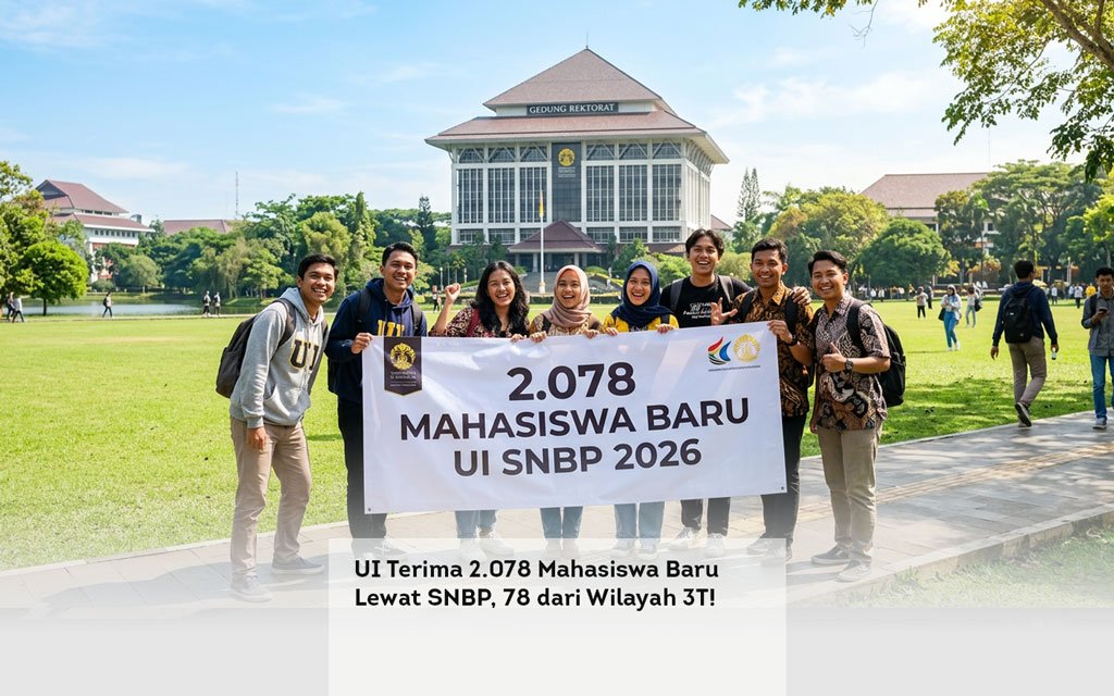 UI Terima 2.078 Mahasiswa Baru Lewat SNBP, 78 dari Wilayah 3T! locusonline featured image Apr 2026