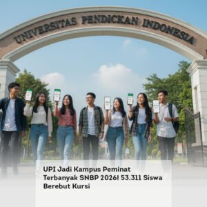 UPI Jadi Kampus Peminat Terbanyak SNBP 2026! 53.311 Siswa Berebut Kursi