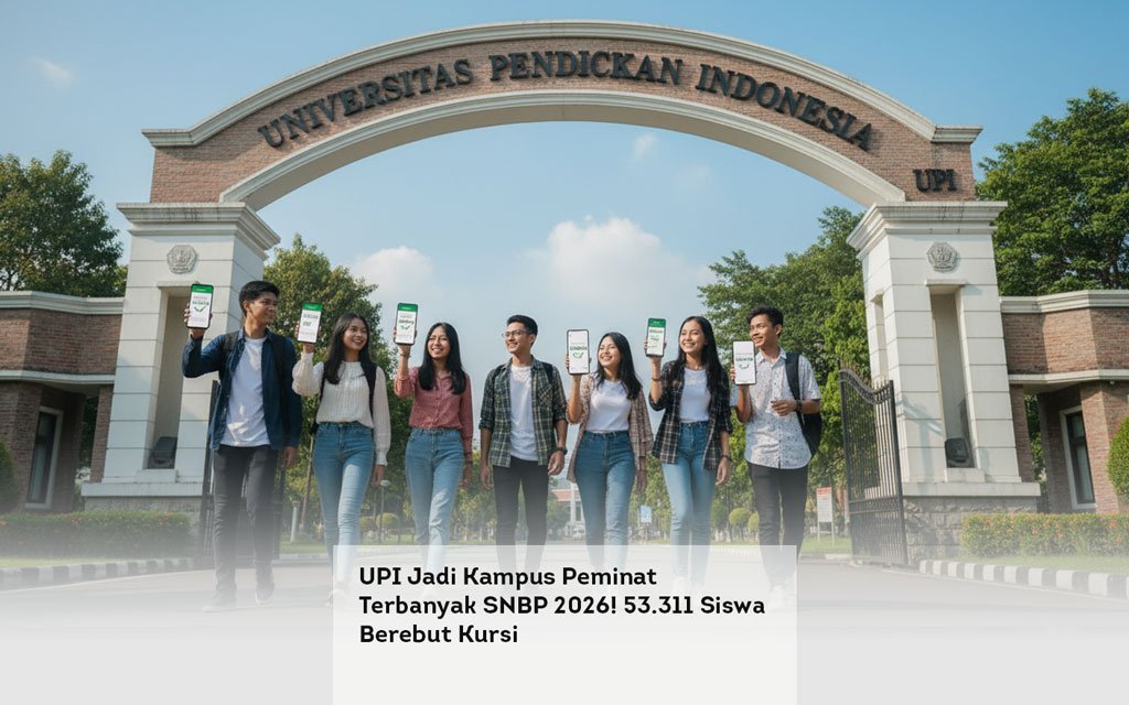 UPI Jadi Kampus Peminat Terbanyak SNBP 2026! 53.311 Siswa Berebut Kursi locusonline featured image Apr 2026