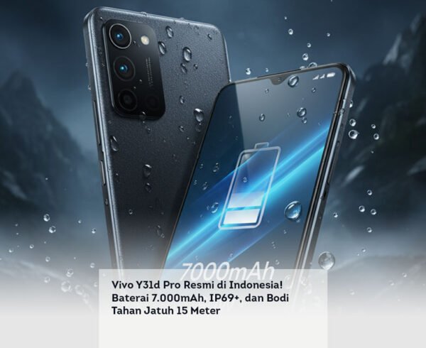 Vivo Y31d Pro Resmi di Indonesia! Baterai 7.000mAh, IP69+, dan Bodi Tahan Jatuh 15 Meter locusonline featured image Apr 2026