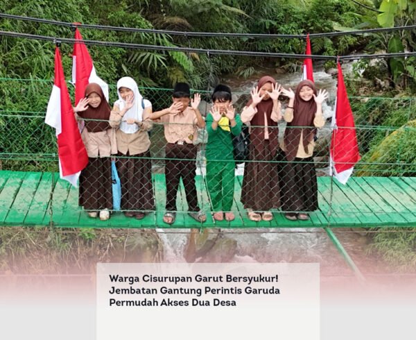 Warga Cisurupan Garut Bersyukur! Jembatan Gantung Perintis Garuda Permudah Akses Dua Desa locusonline featured image Apr 2026