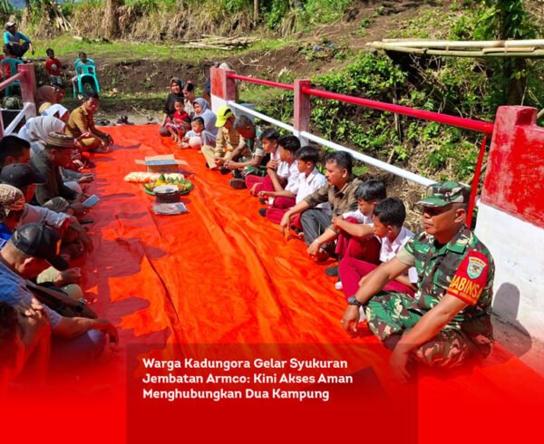 Warga Kadungora Gelar Syukuran Jembatan Armco, Kini Akses Aman Menghubungkan Dua Kampung locusonline featured image Apr 2026