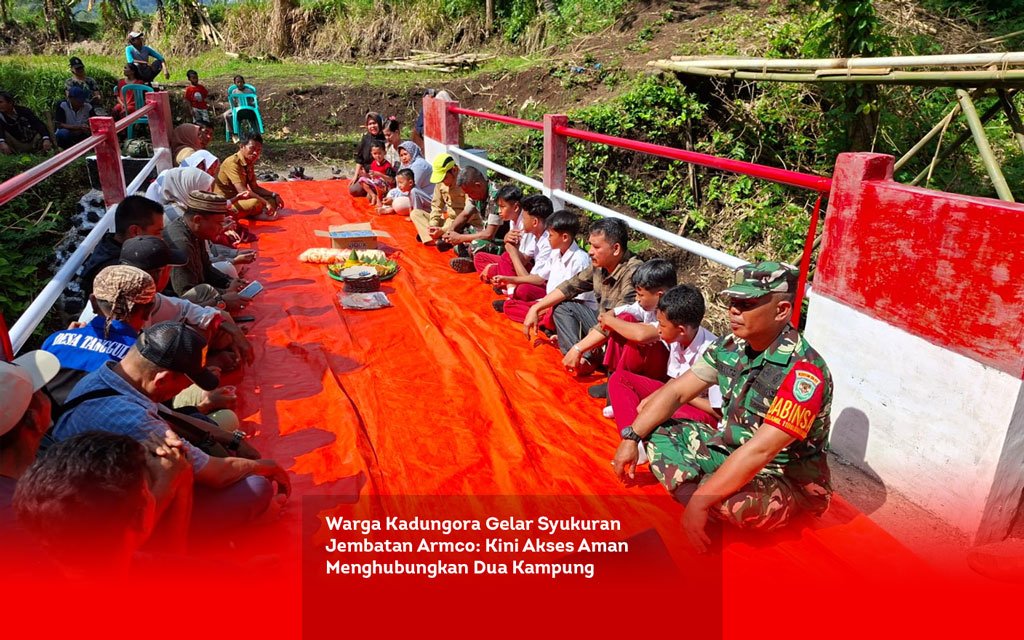Warga Kadungora Gelar Syukuran Jembatan Armco, Kini Akses Aman Menghubungkan Dua Kampung locusonline featured image Apr 2026