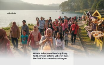 Wisata Kabupaten Bandung Raup Rp31,6 Miliar Selama Lebaran 2026! 146.564 Wisatawan Berdatangan