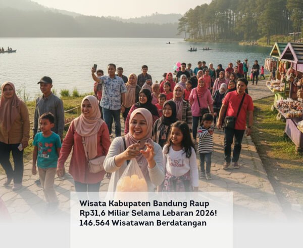 Wisata Kabupaten Bandung Raup Rp31,6 Miliar Selama Lebaran 2026! 146.564 Wisatawan Berdatangan locusonline featured image Apr 2026