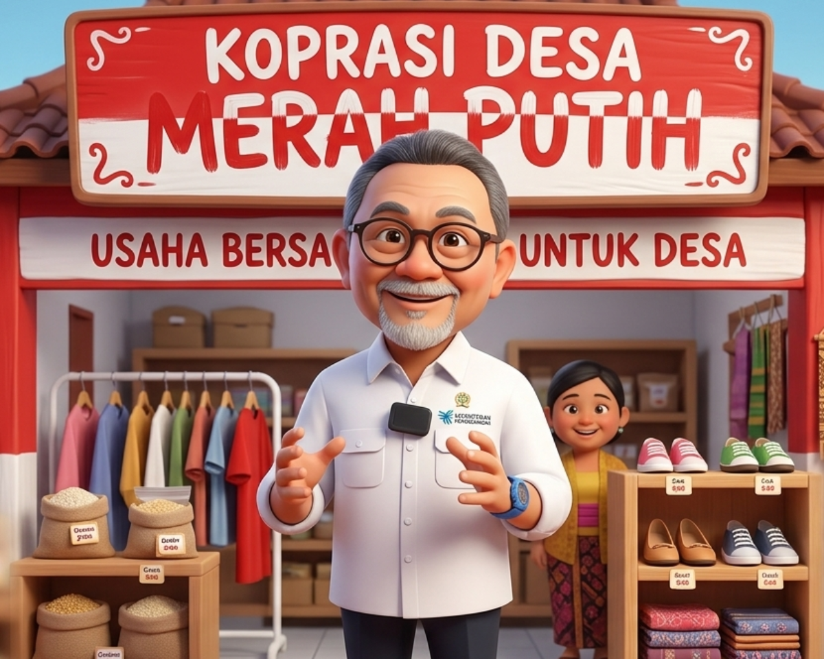 Mentri Zulhas: Kopdes Merah Putih Dikelola PT Agrinas, Narasi “Ekonomi Kerakyatan Modern” Katanya