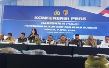 Konferensi pers bareskrim polri ungkap kasus penyelewengan bbm dan lpg subsidi rumondangdetikcom 1775553213482